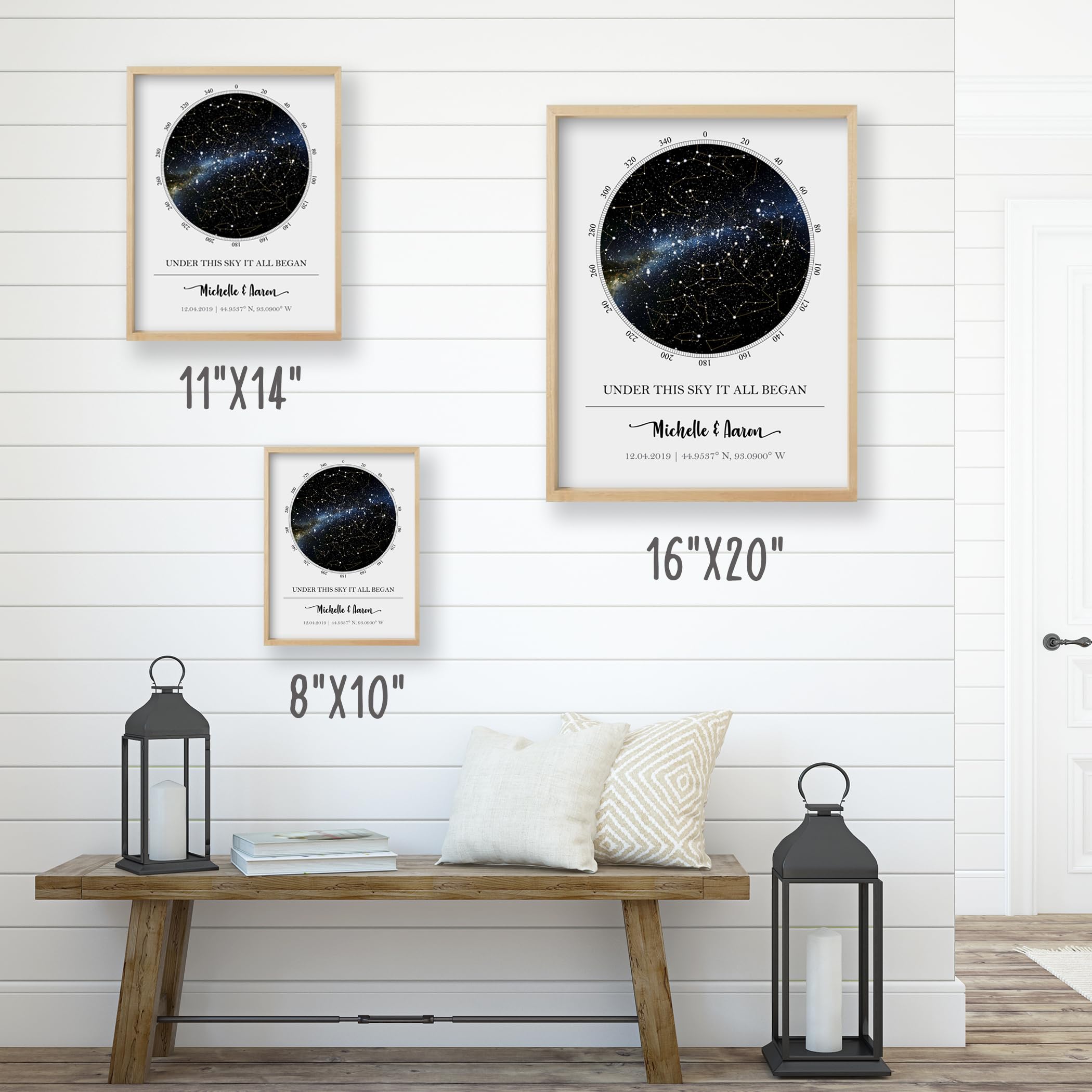 Unframed print ships flat in premium packaging
