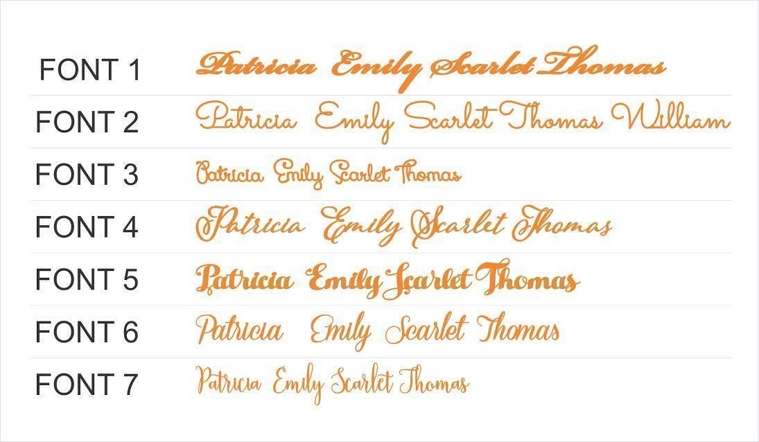 Wooden Personalized Wedding Place Cards