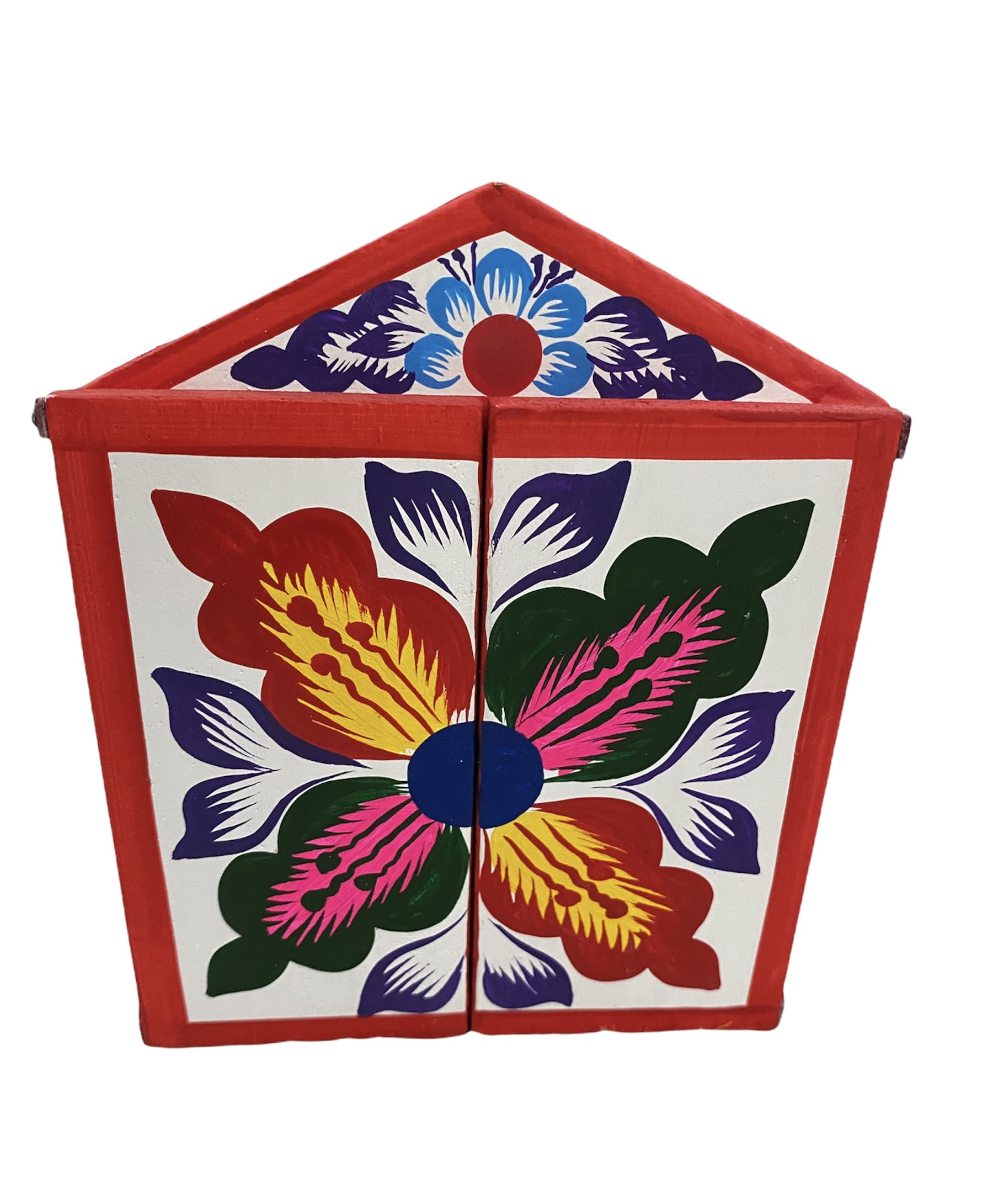 peru-made nativity altarpiece for mantels shelves