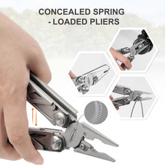 Slim design PERWIN Multitool 4.3 inch length