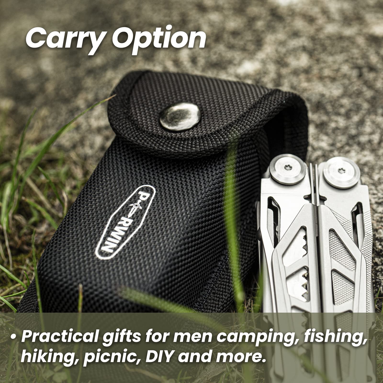 Gift-ready PERWIN Multitool for outdoor enthusiasts
