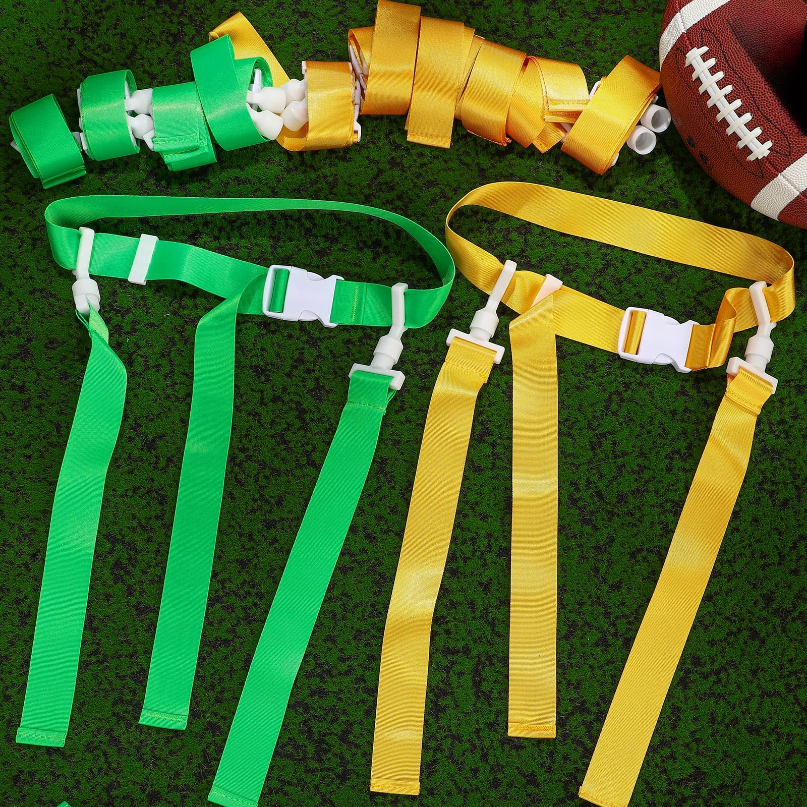Detachable flags for Peryiter flag football belt