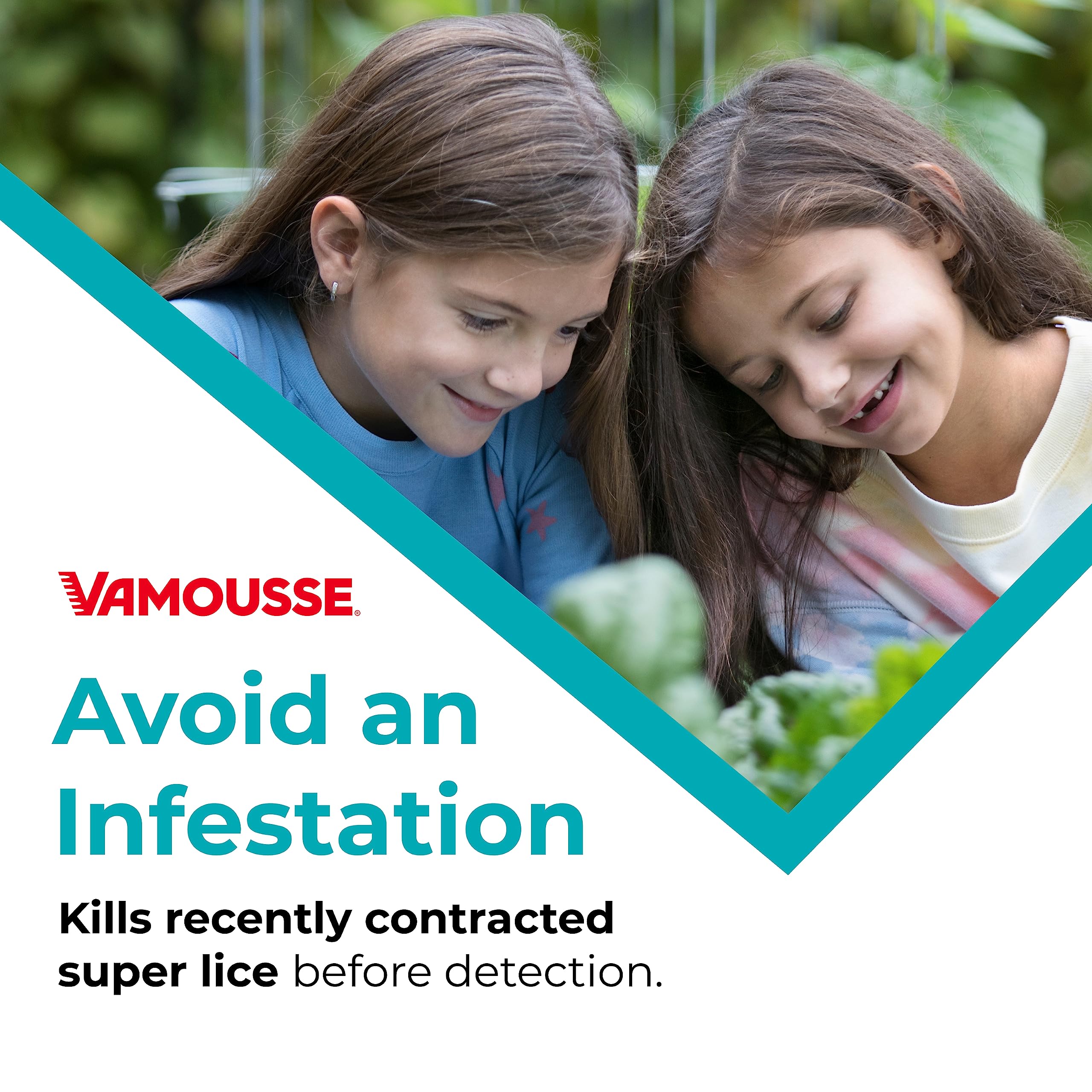 pesticide-free shampoo label for lice prevention