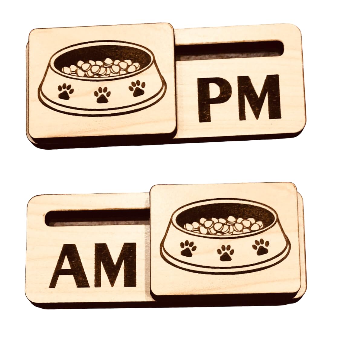 Pet BOWL AM PM EZSlide Tracker product front view
