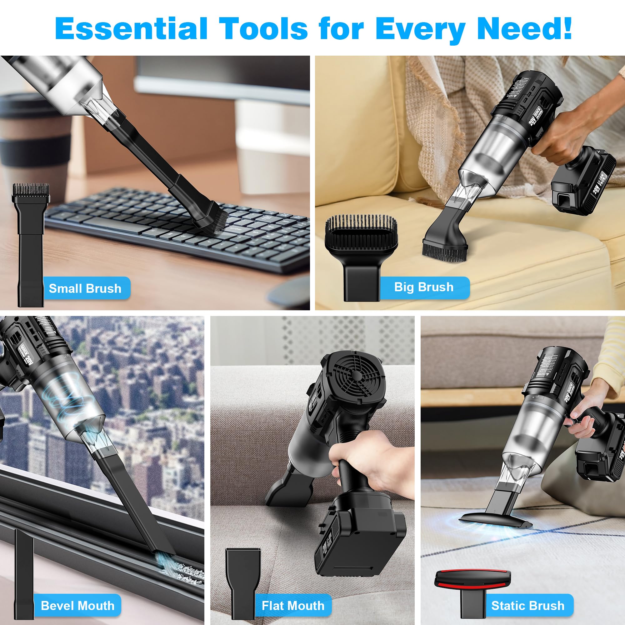 Pet hair nozzle attachment for car and home