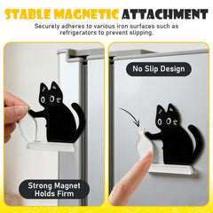 Pet memorial decor showing whisker container on fridge