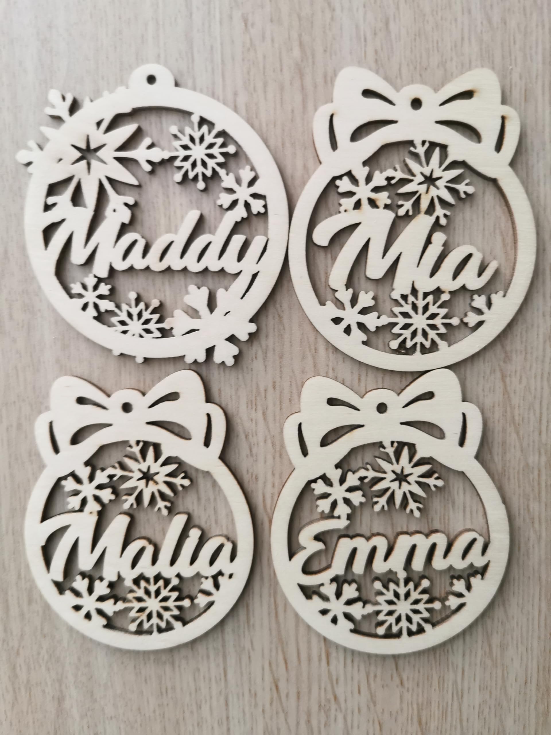 Pet name ornament wooden keepsake for pets