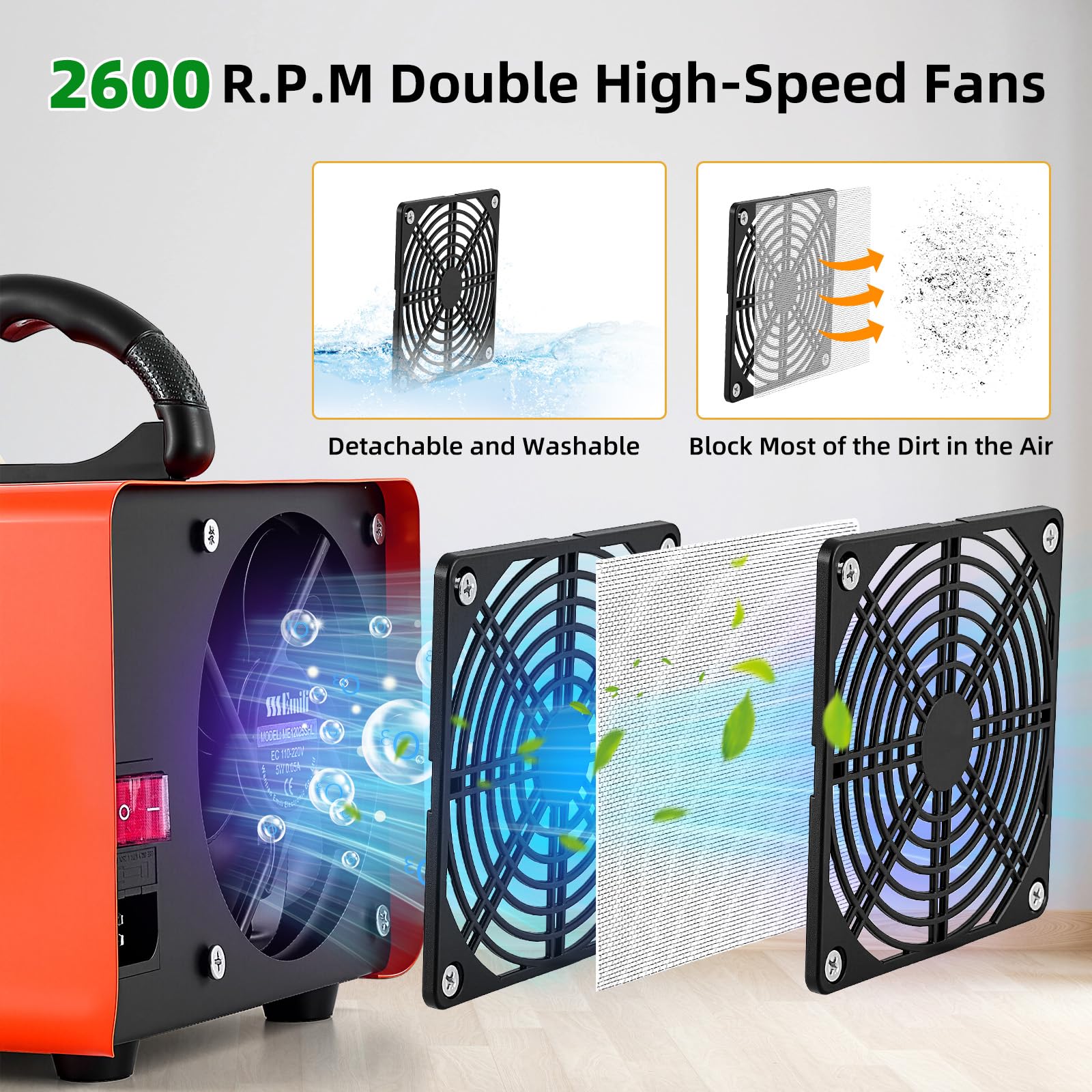 Pet room odor removal with HHGM ozone generator
