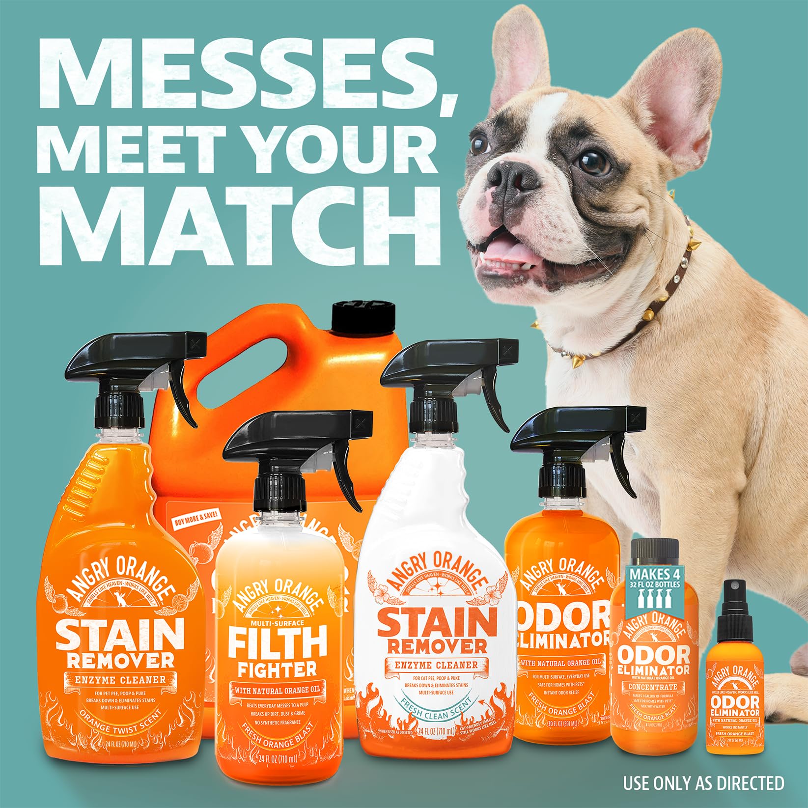 Multi-surface floor cleaner angry orange 32 oz