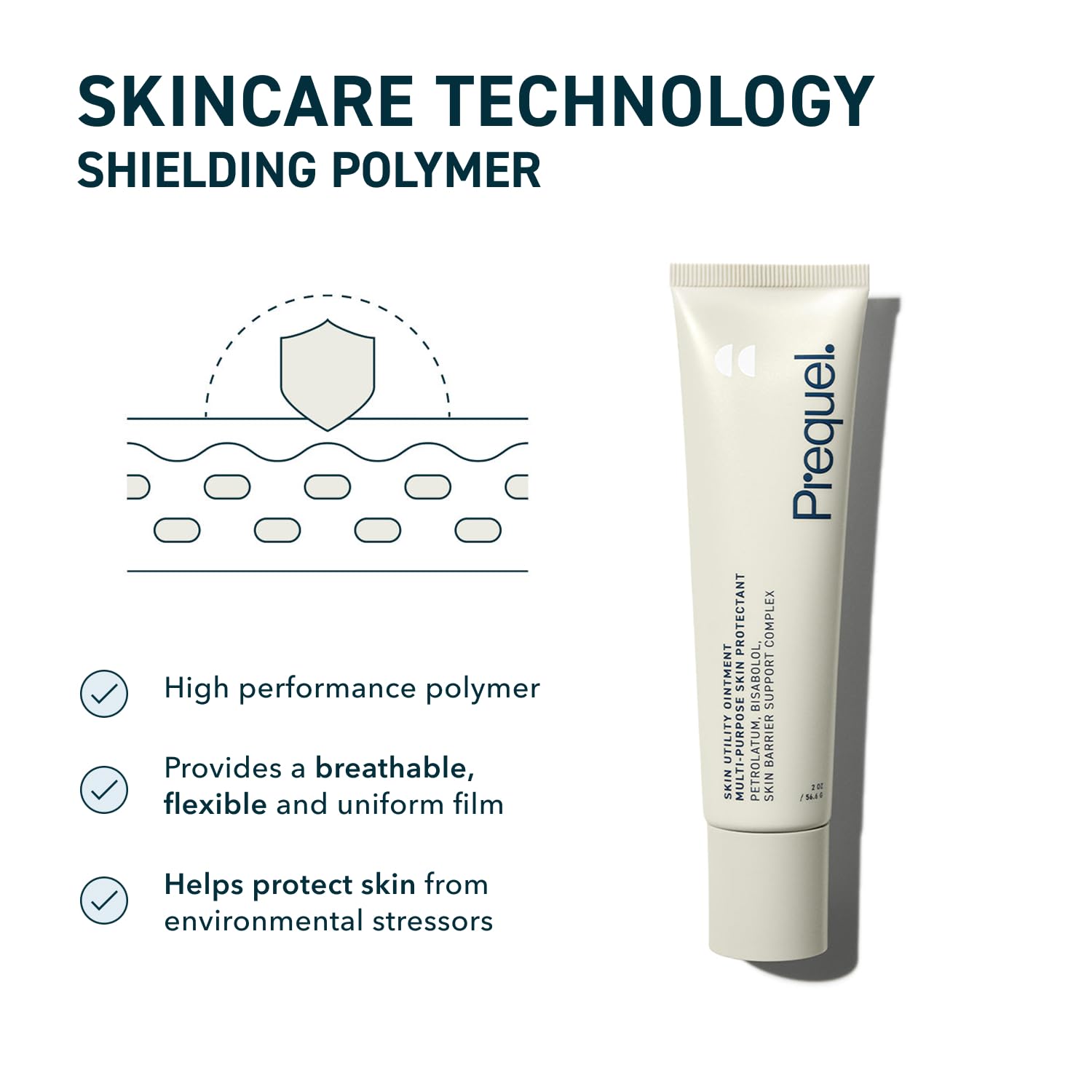 Label shows 45 percent petrolatum for barrier care