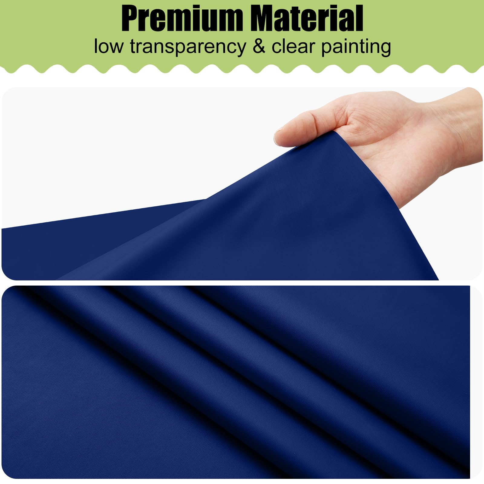 Rectangular navy tablecloth 54x72 inches disposable Smiry