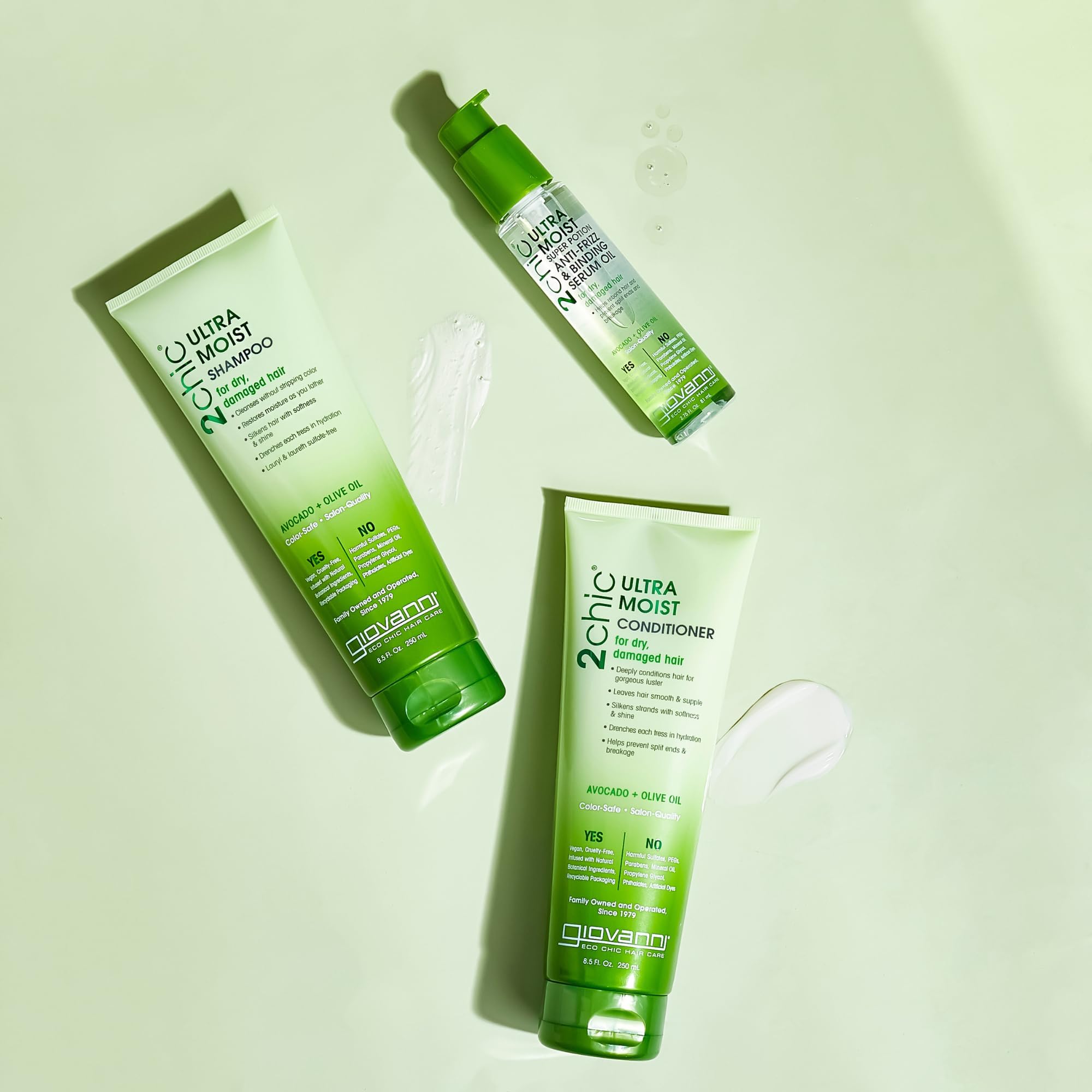 pH balanced formula for Giovanni 2Chic shampoo