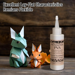 Acid-free archival quality adhesive for paper projects