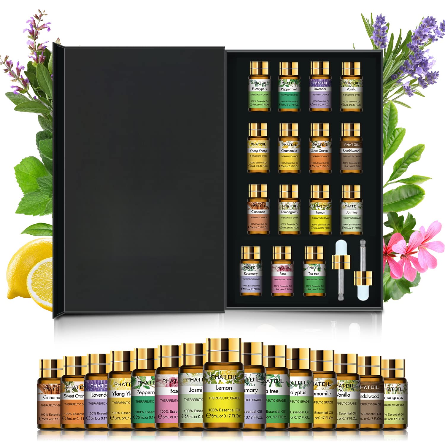PHATOIL essential oils set for DIY perfumes candles soaps