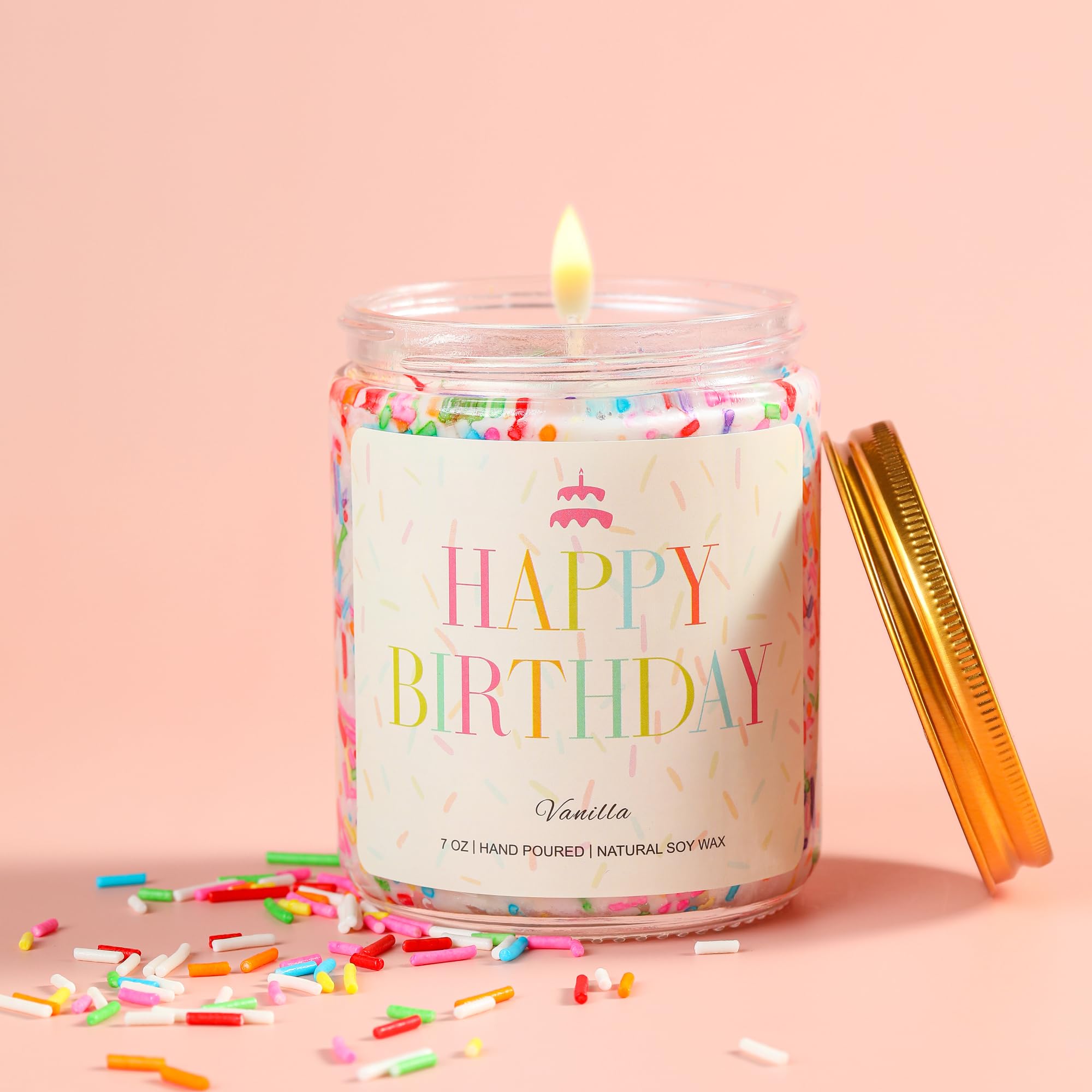 PHD CAKE Happy Birthday Candle vegan cruelty-free parabens-free