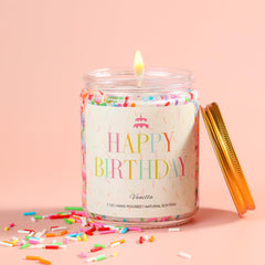 PHD CAKE Happy Birthday Candle vegan cruelty-free parabens-free