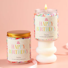 PHD CAKE Happy Birthday Candle burn time 40+ hours