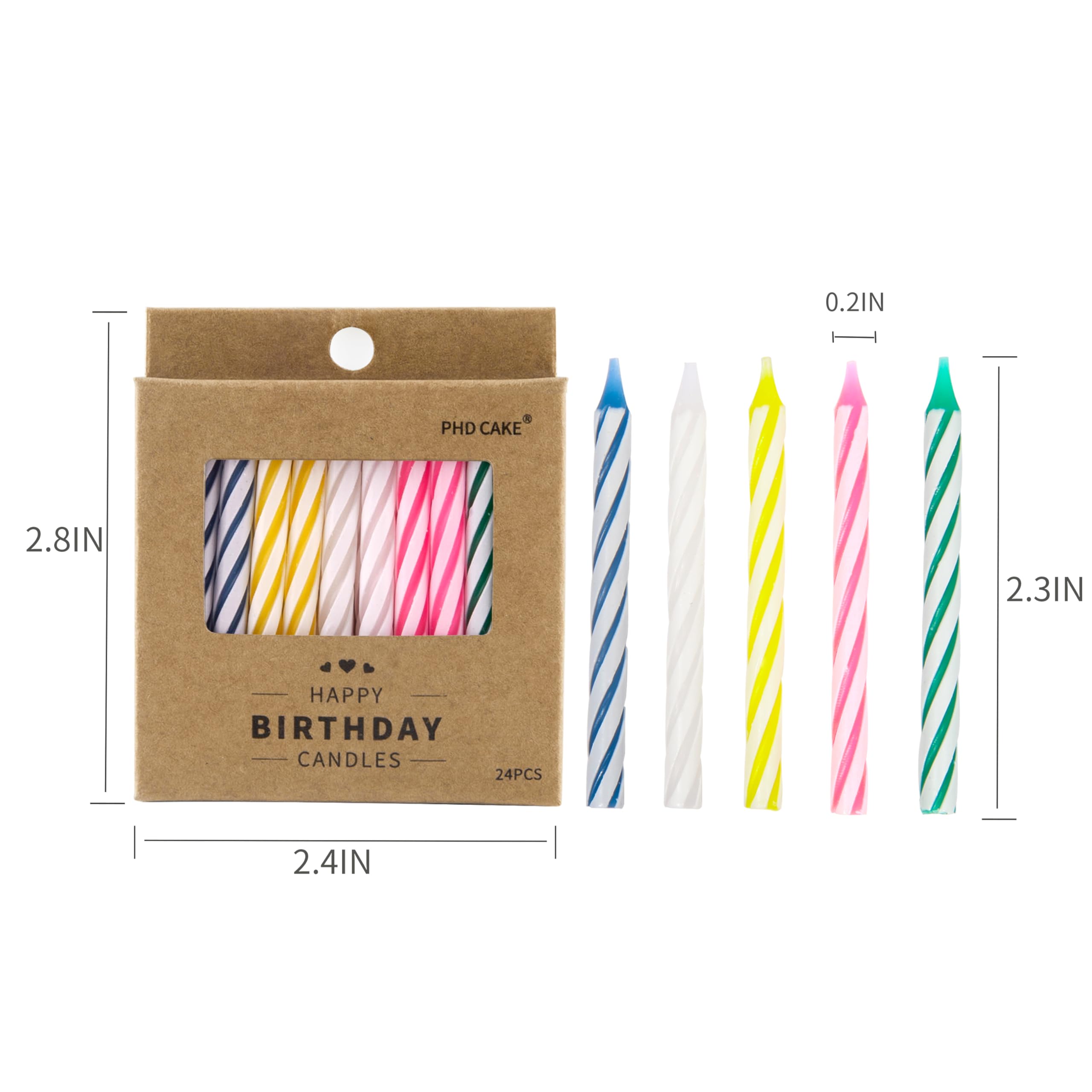 Bulk birthday candles ideal for large gatherings and celebrations