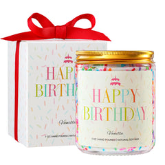 PHD CAKE Happy Birthday Candle vanilla soy wax 7oz