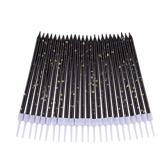 Candle holder included black gold birthday candles by PHD CAKE
