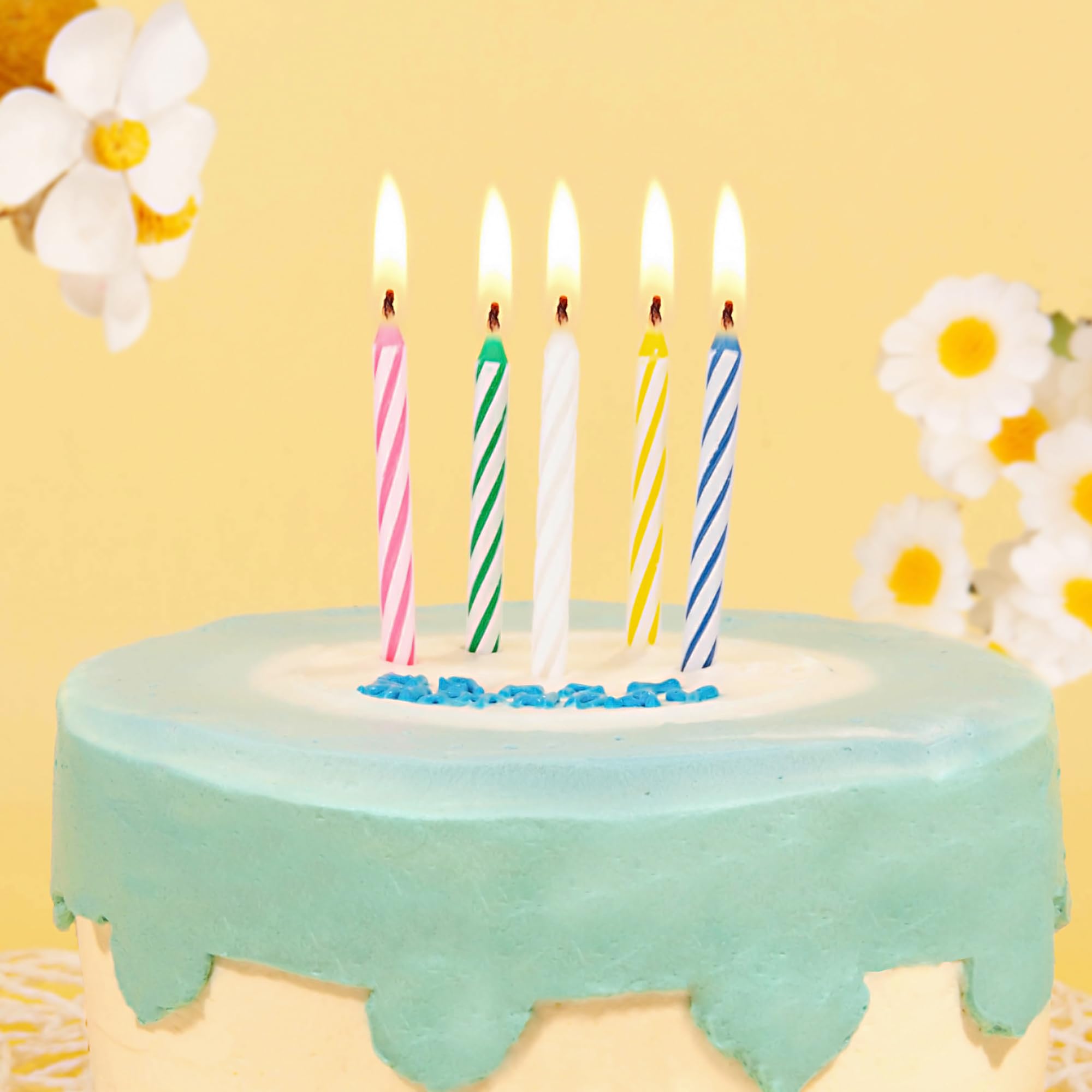 Spiral candles designed for cakes and cupcakes