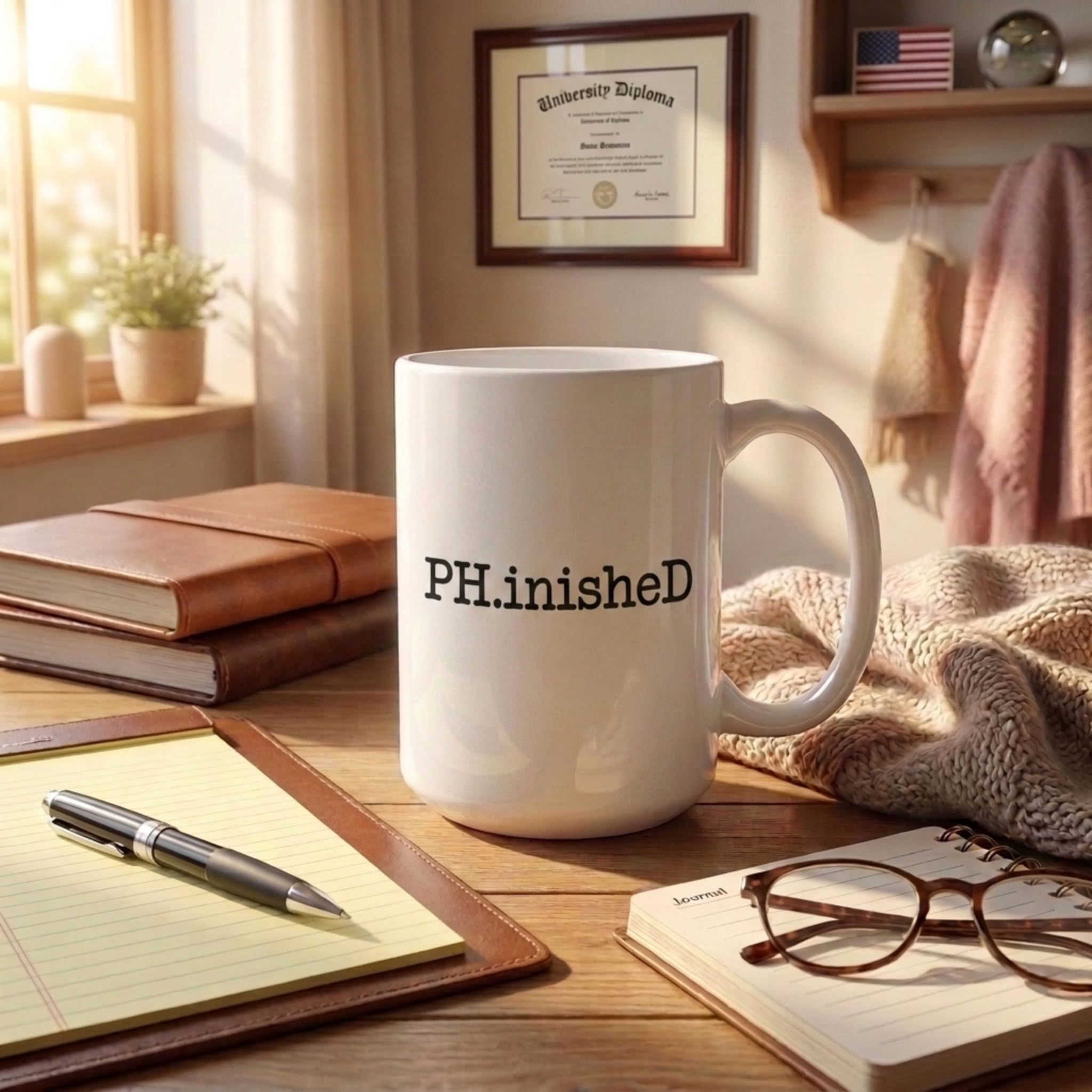 Large 15oz ceramic mug suitable for daily coffee or tea