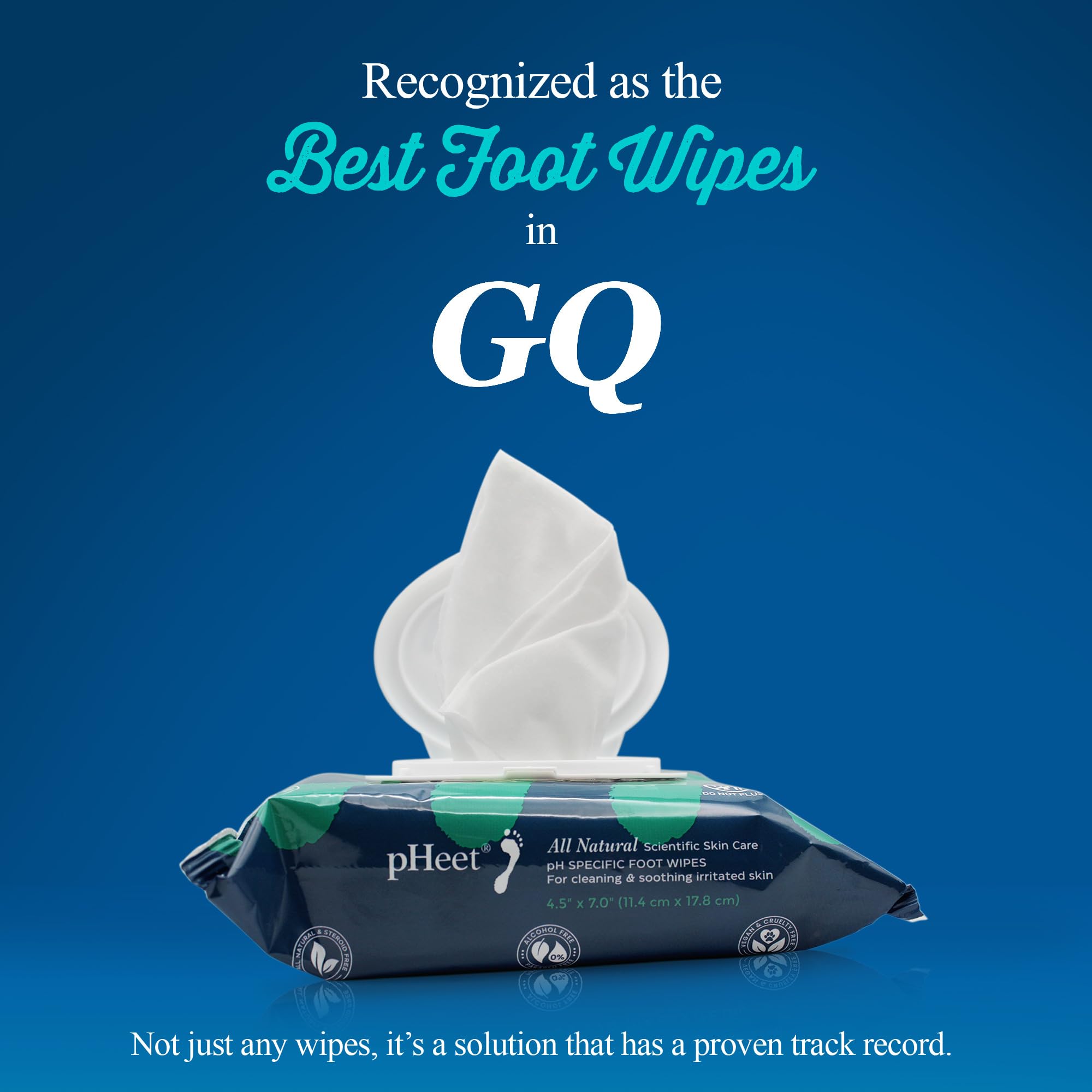 pHeet foot odor eliminating wipes