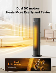 PHF15RSAPH30 ceramic tower heater with remote control Pelonis