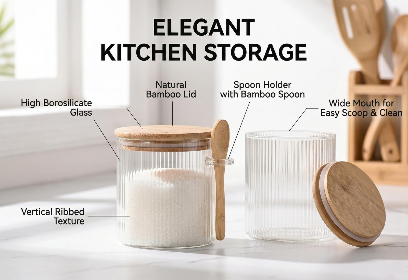 Storage for sugar cubes or granulated sugar in Phininia canister