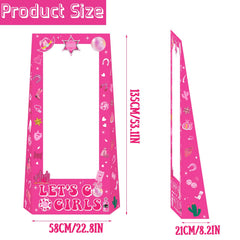 West cowgirl photo booth standee 4.5 ft tall height
