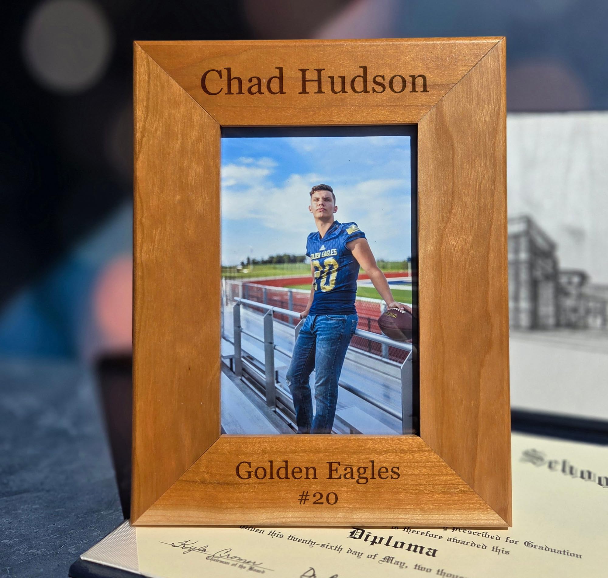 Wall or tabletop display photo frame