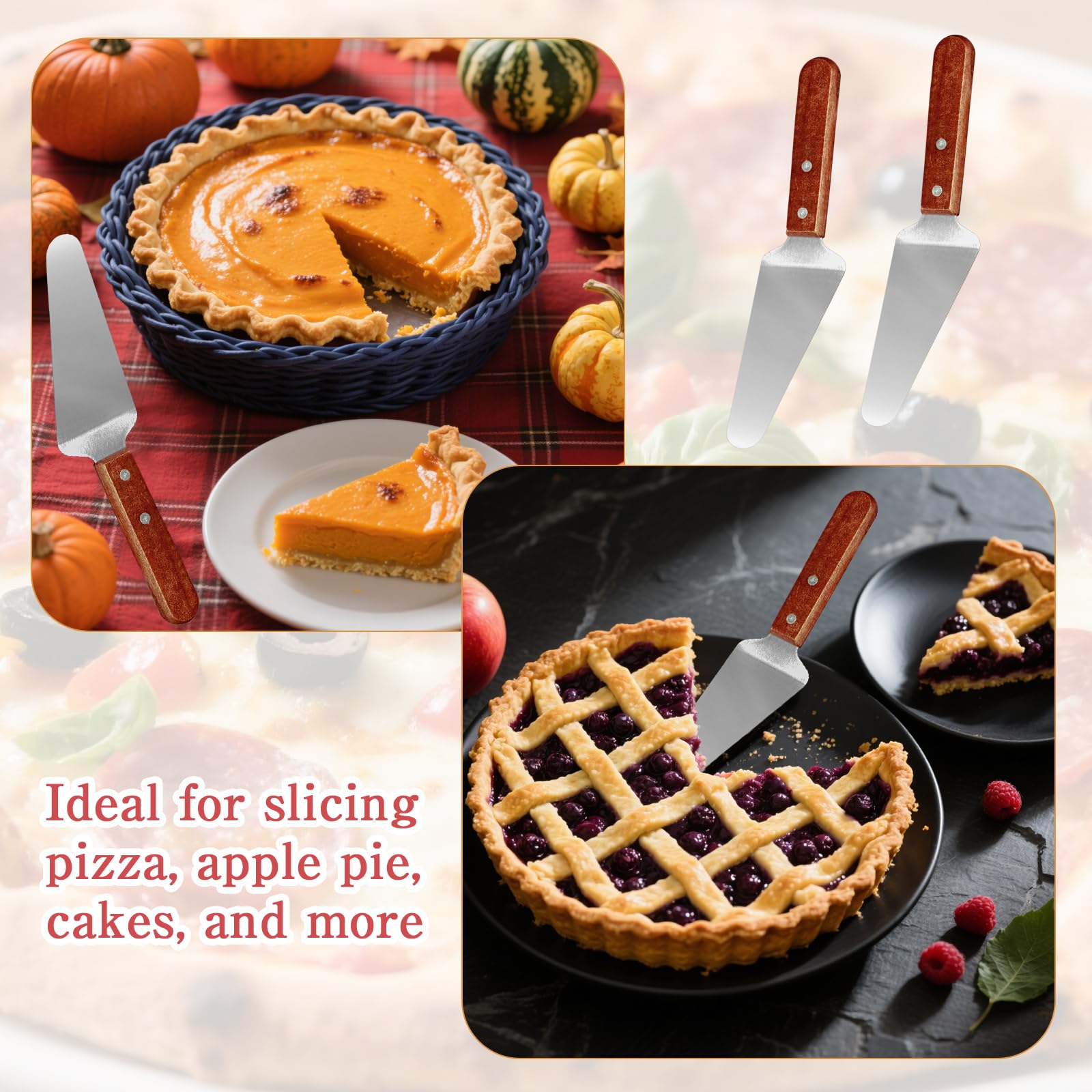 Easy clean pie server spatula 42 pieces