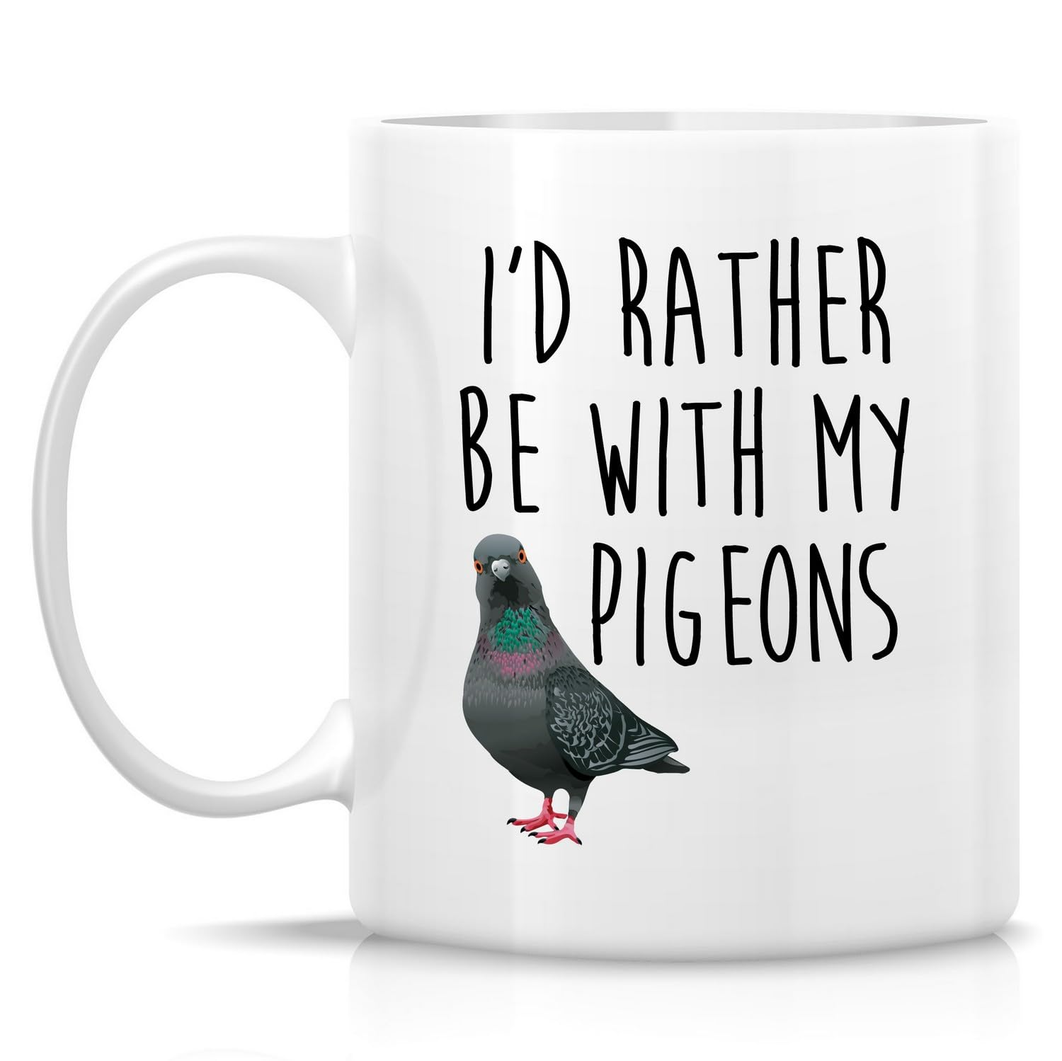Funny pigeon mug gift for bird lovers