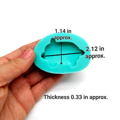 Piggy silicone mold suitable for crafts