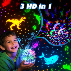 PIKOY dinosaur night light in kids room decor