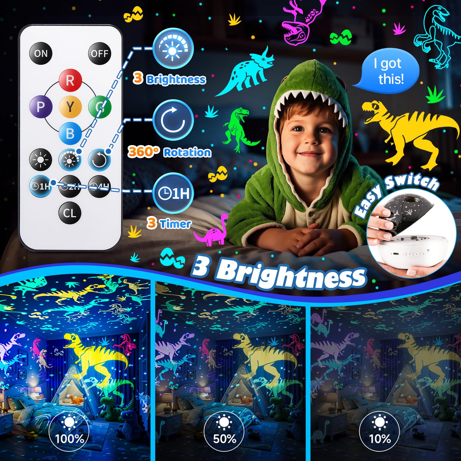 Fifteen built-in sounds for bedtime
