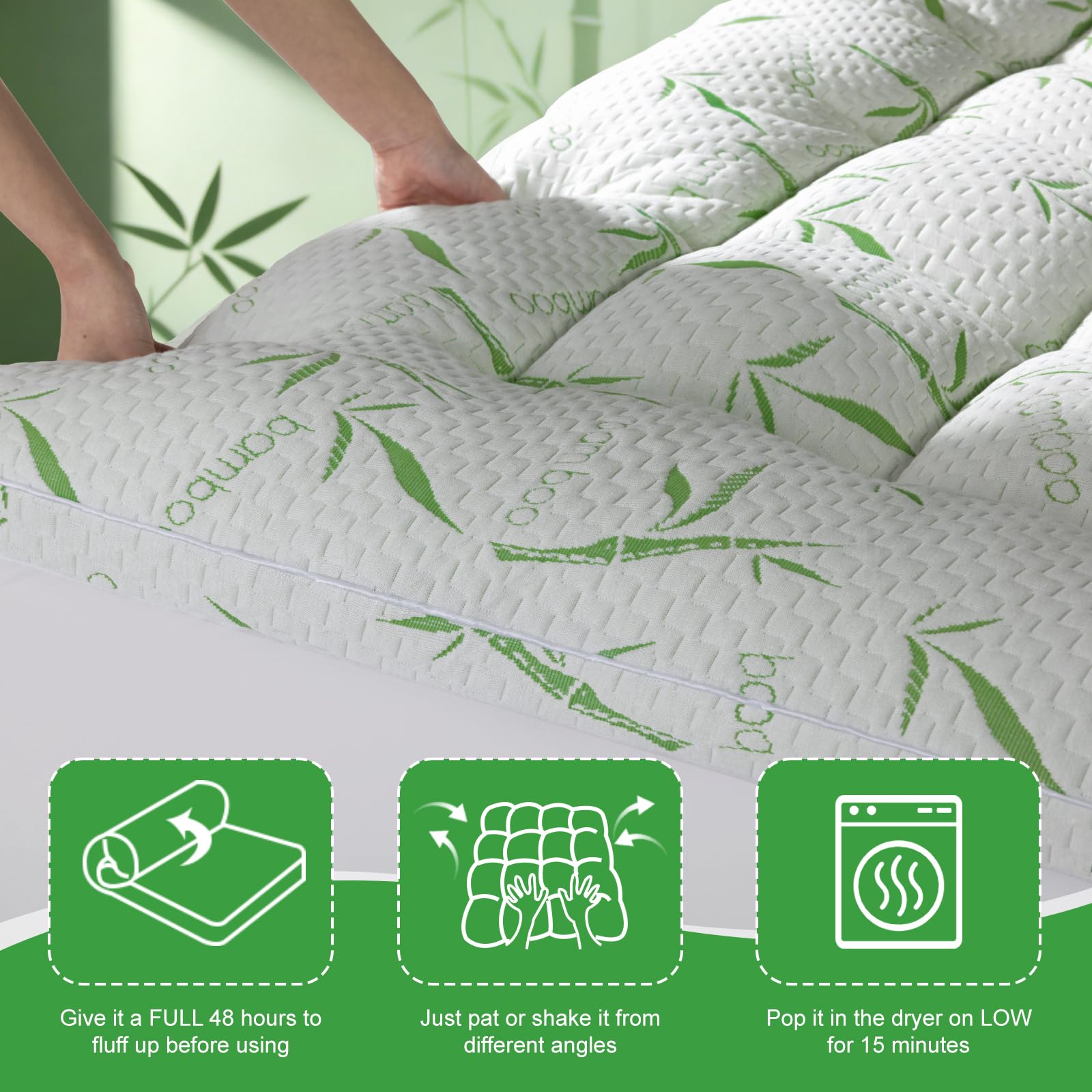 pillow top mattress pad cover included