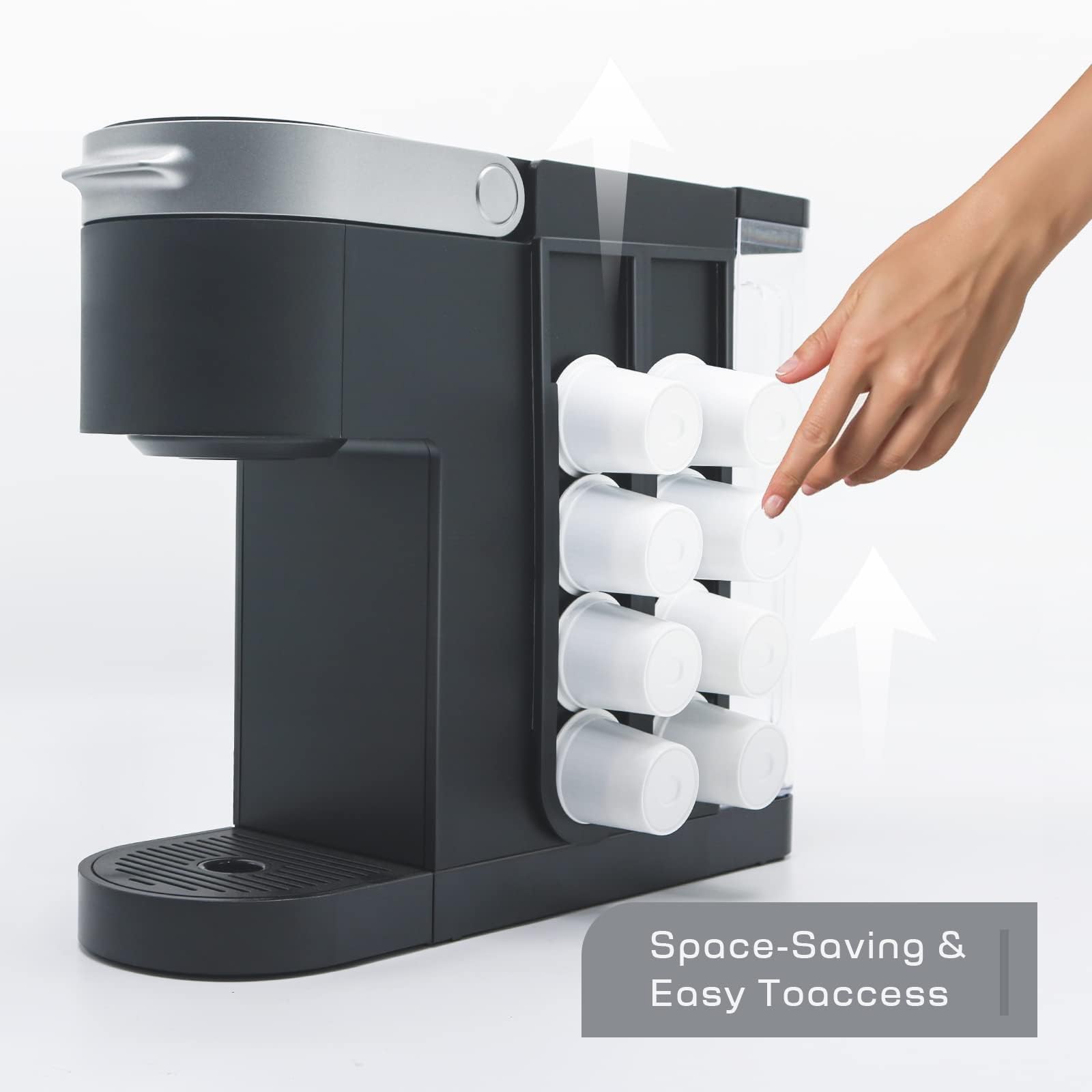 Pilloze wall mount coffee pod organizer for K-Cups