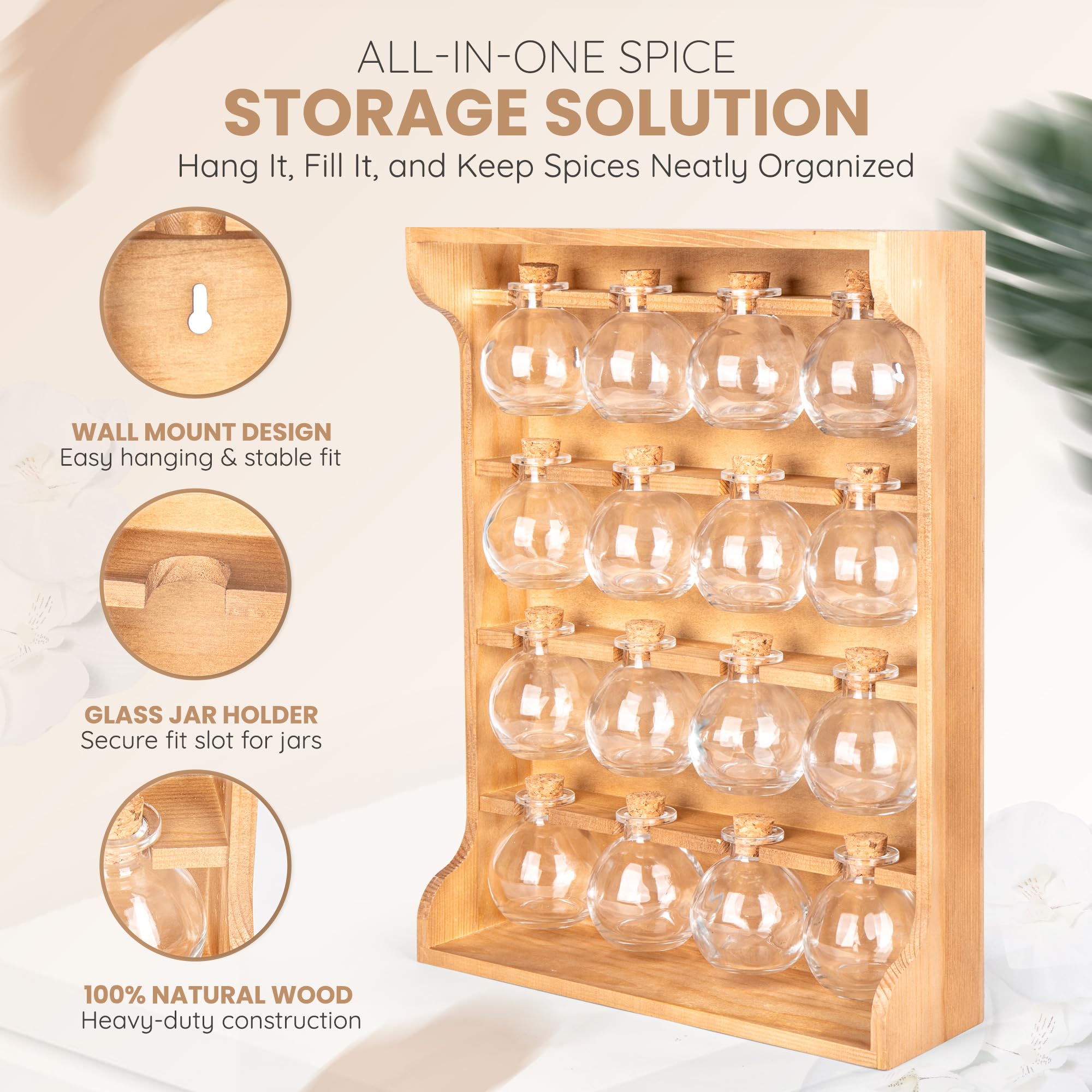 Versatile spice rack organizer for kitchen and pantry Byers Choice