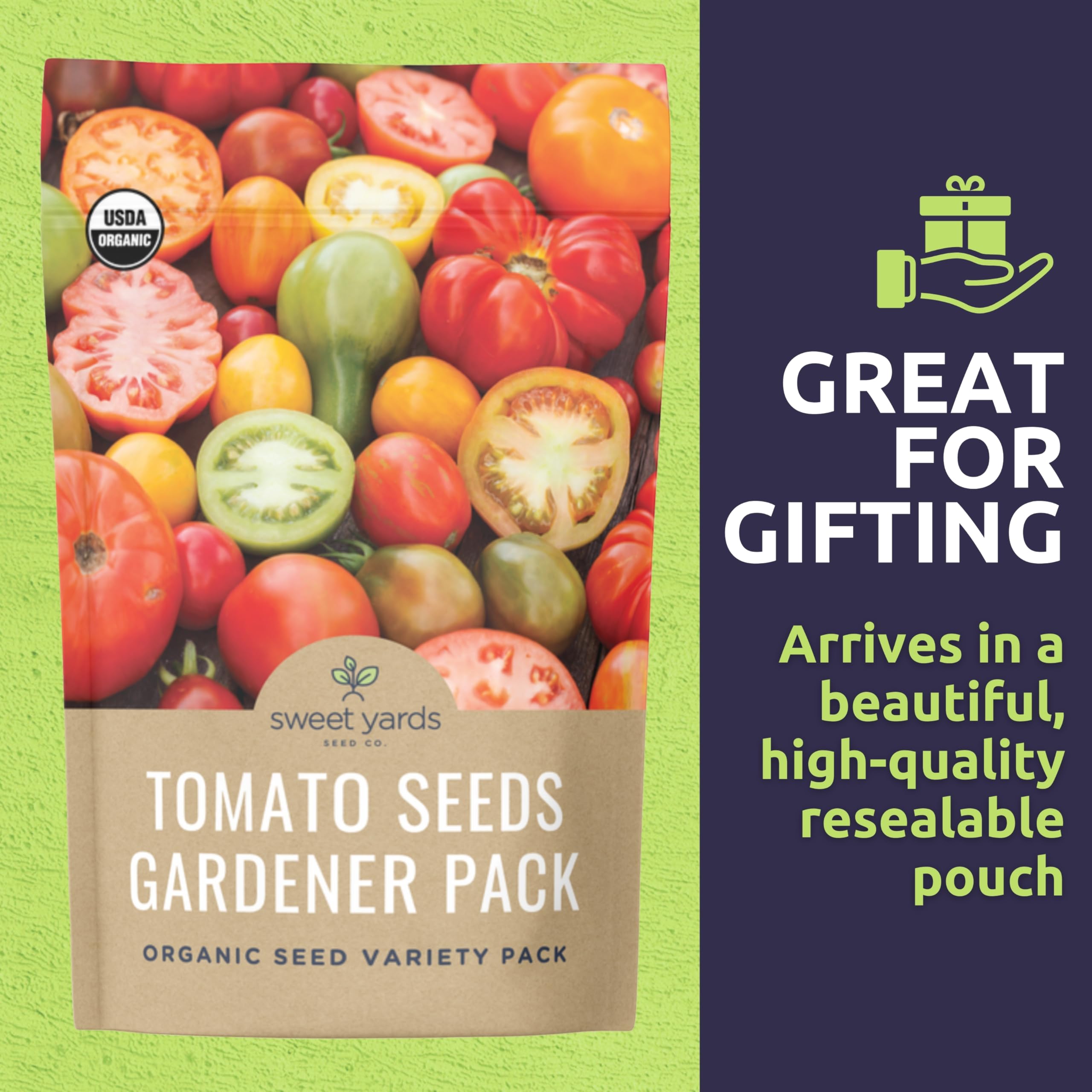 Pineapple tomato seed packet