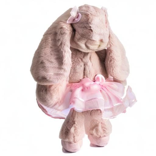 Cute pink ballerina bunny stuffed animal for little dancers