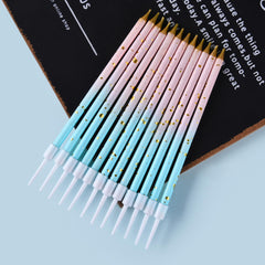 pink blue gold tipped cake candles by PHD CAKE