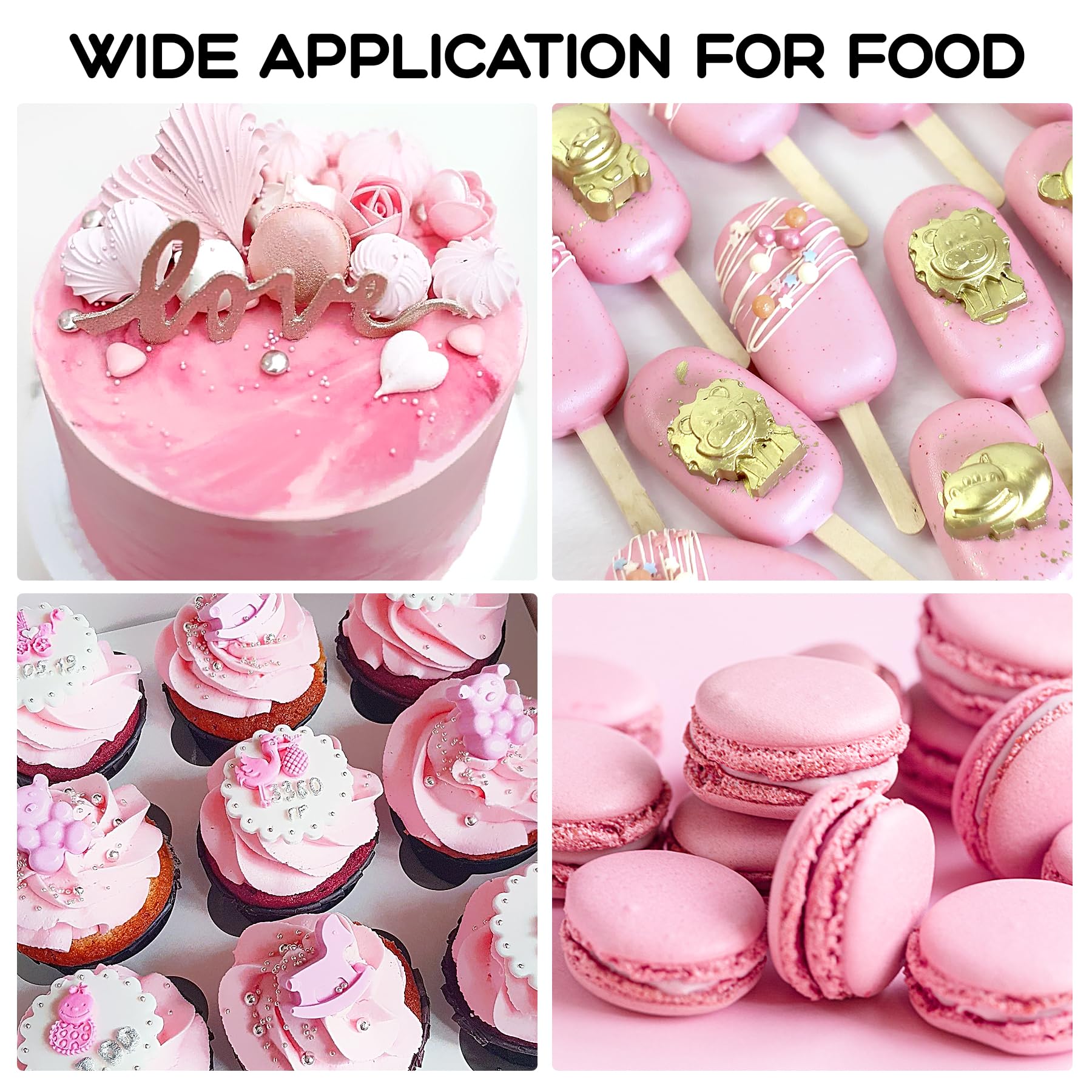 Concentrated pink gel food coloring 4.5 oz for icing