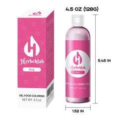 Professional grade pink gel coloring 4.5 oz