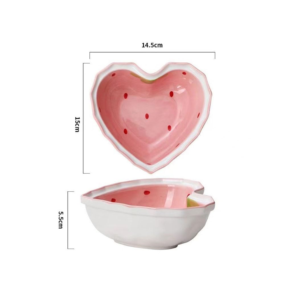 dessert serving bowl esowemsn 6inch ceramic pink