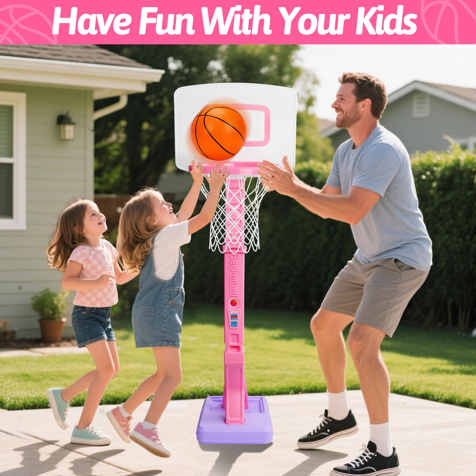 Non-toxic durable material for kids hoop