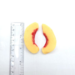 pink Natucraft peach slices silicone mold for crafts