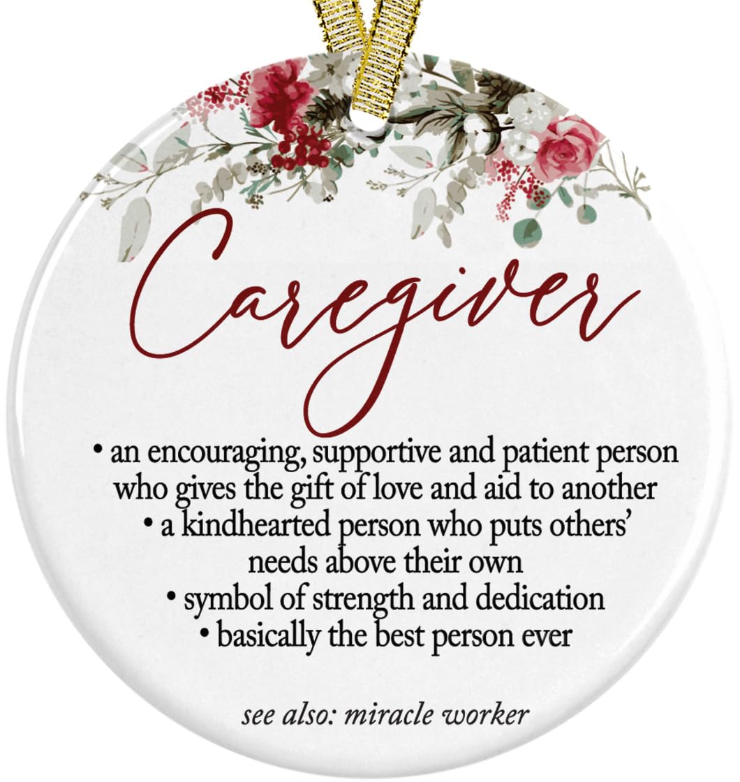 Caregiver ornament by Pink Posies and Pearls