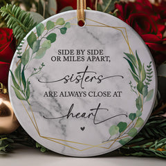 UV printed ceramic ornament vibrant colors 3 inch