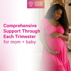 Front label Pink Stork prenatal gummies 60 count